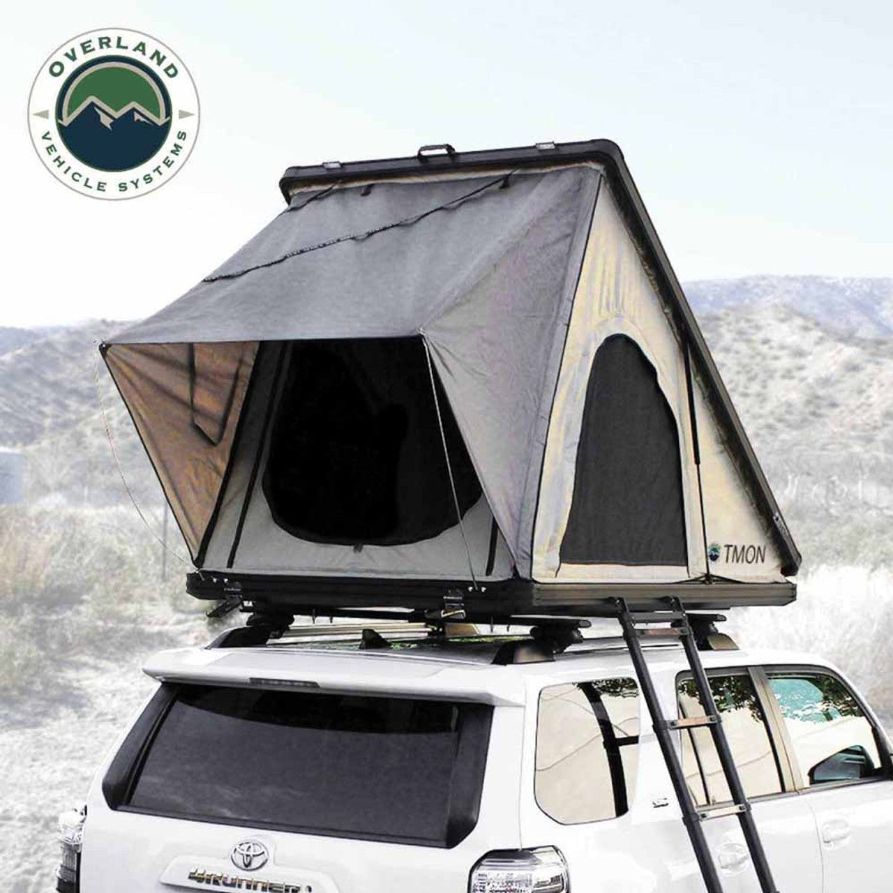 LD TMON Clamshell Aluminum Hard Shell Roof Top Tent - 2 Person