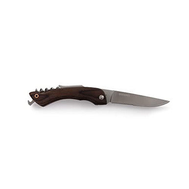 Barebones Provisions Corkscrew Knife with Walnut Finish Handle