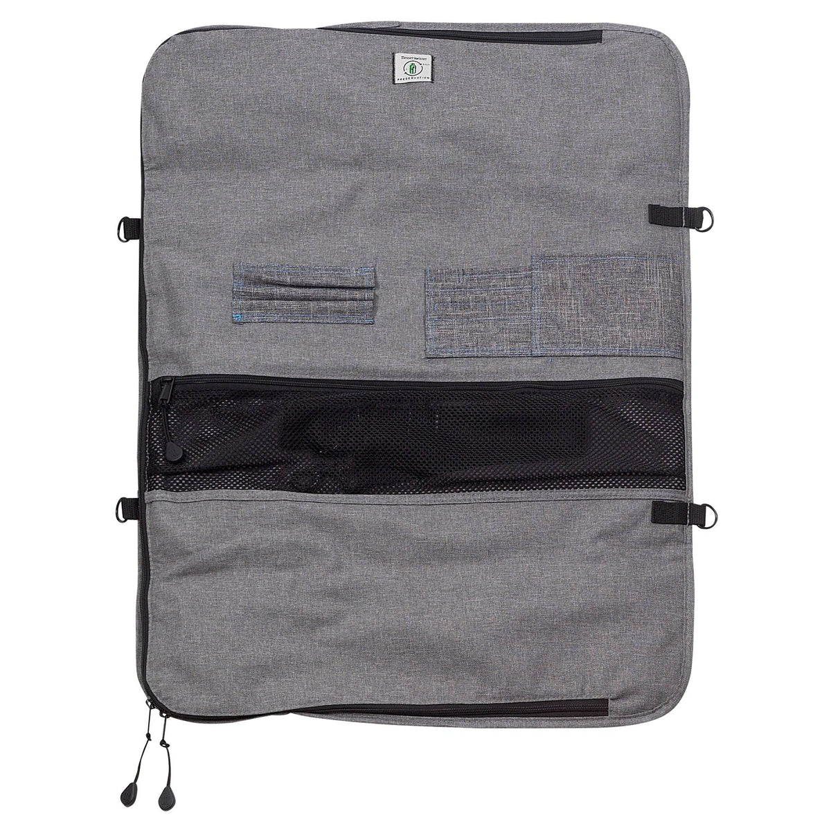 Preservation Heather Gray Knife Roll - 12 Pocket