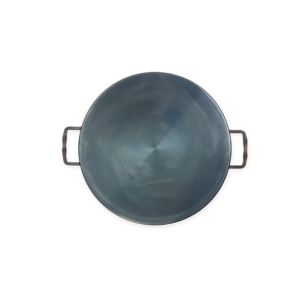 Barebones Cowboy Wok Pan 15" - Carbon Steel Wok (Discada) - Camping Cooking Set