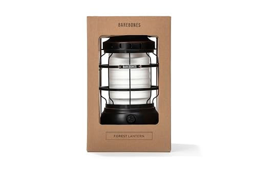 Barebones Forest Lantern- Vintage Style Railroad Lantern (Red)