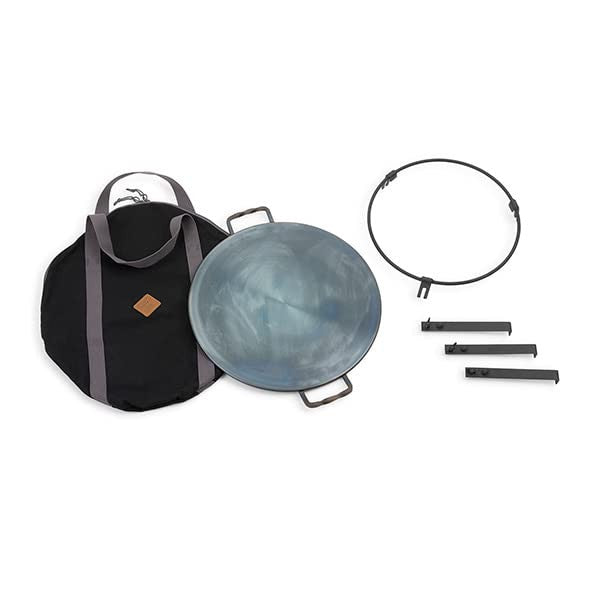 Barebones Cowboy Wok Pan 15" - Carbon Steel Wok (Discada) - Camping Cooking Set