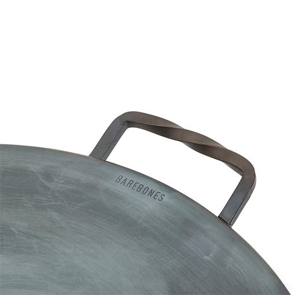 Barebones Cowboy Wok Pan 15" - Carbon Steel Wok (Discada) - Camping Cooking Set