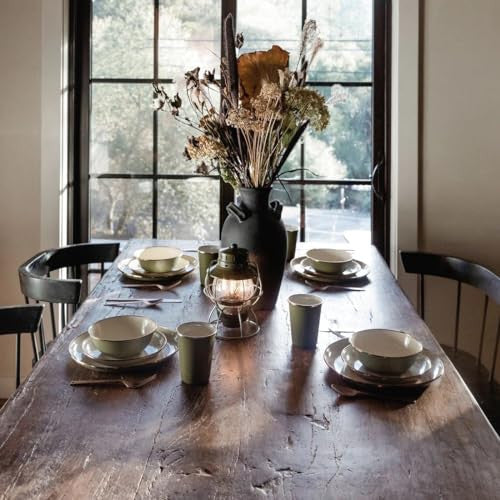 Barebones 2-Tone Deep Plate - Set of 2 (Olive Drab)