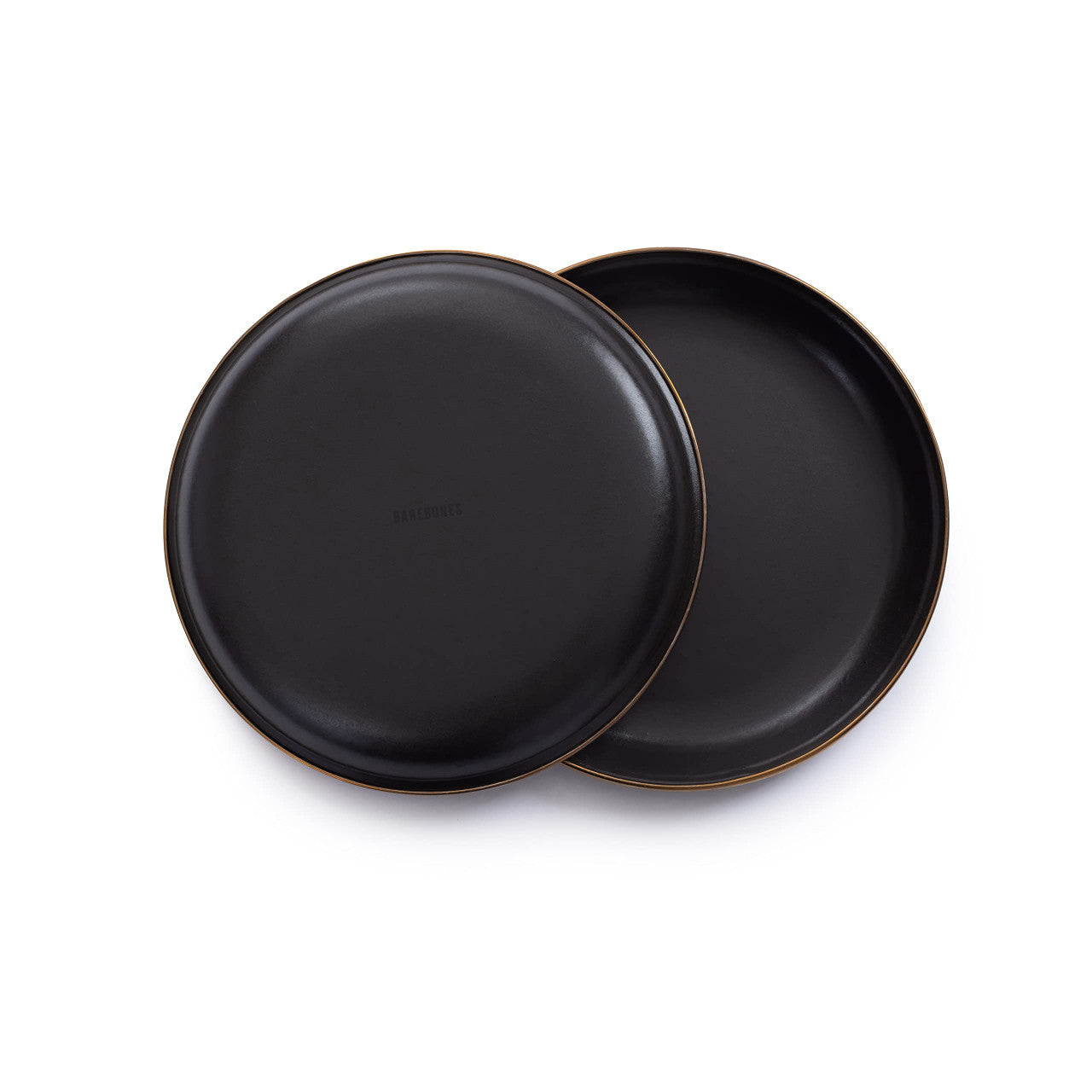 Barebones 8 Inch Enamelware Plate (Charcoal)