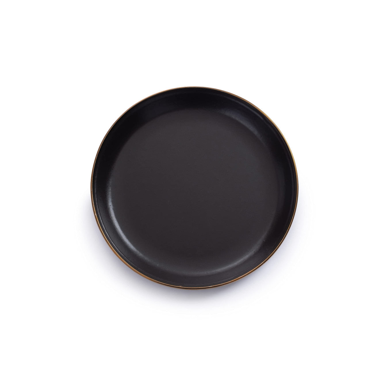 Barebones 8 Inch Enamelware Plate (Charcoal)