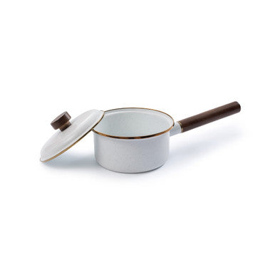 Barebones Enamel Saucepan (Eggshell)