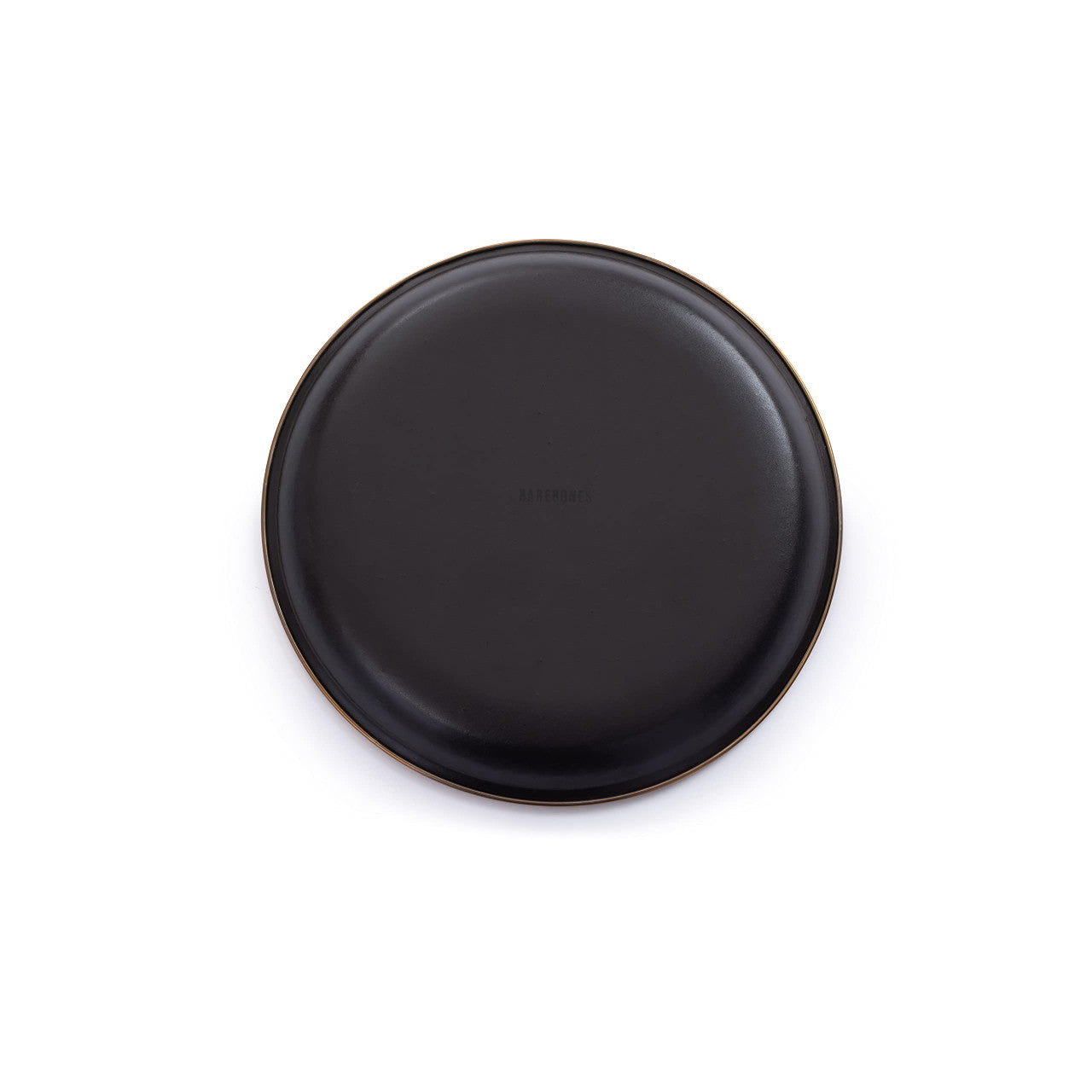 Barebones 8 Inch Enamelware Plate (Charcoal)