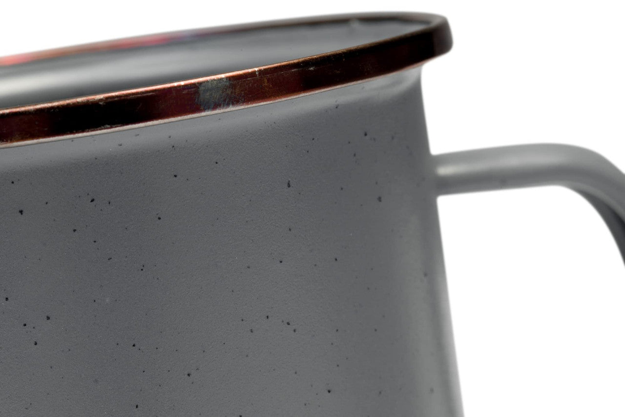 Barebones Enamel Cup Set of 2 14-oz (Slate Gray)