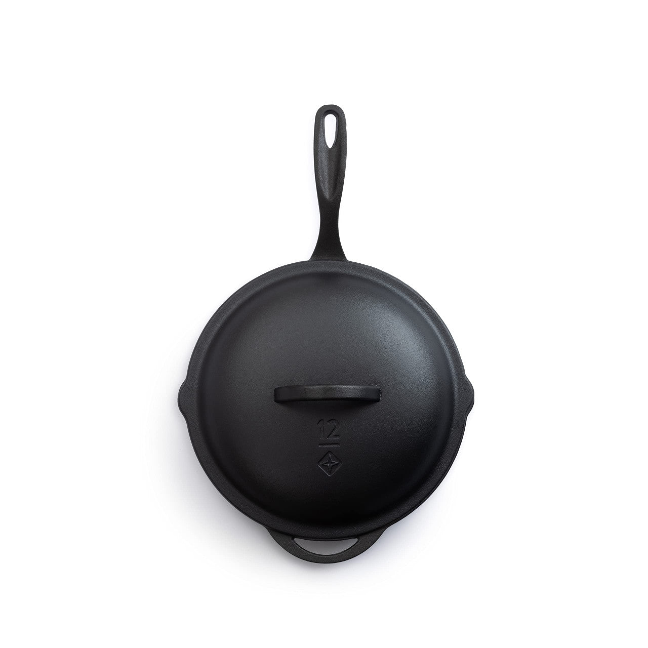 Barebones 12 Inch Cast Iron Skillet and Lid