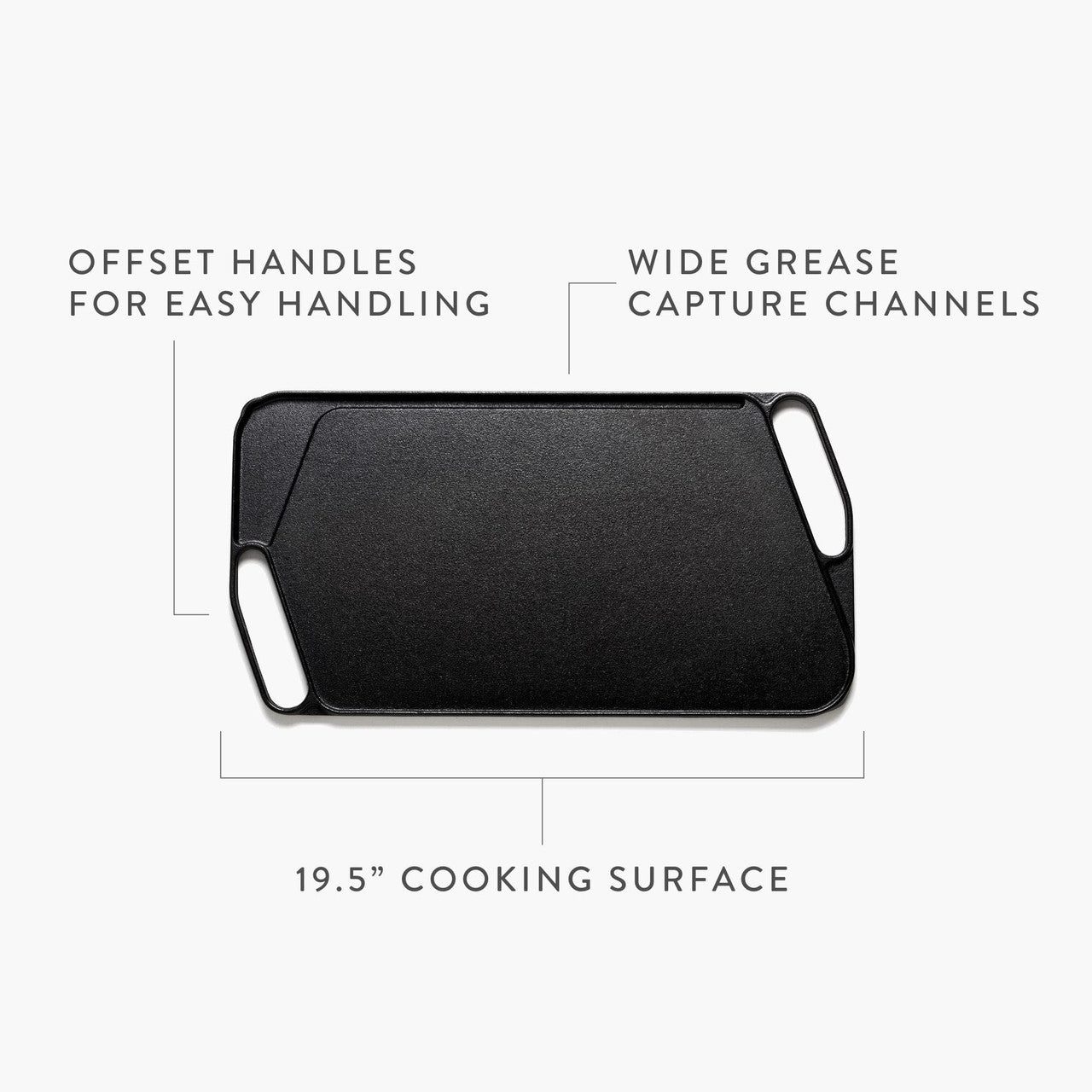 Barebones Cast Iron Grill Griddle
