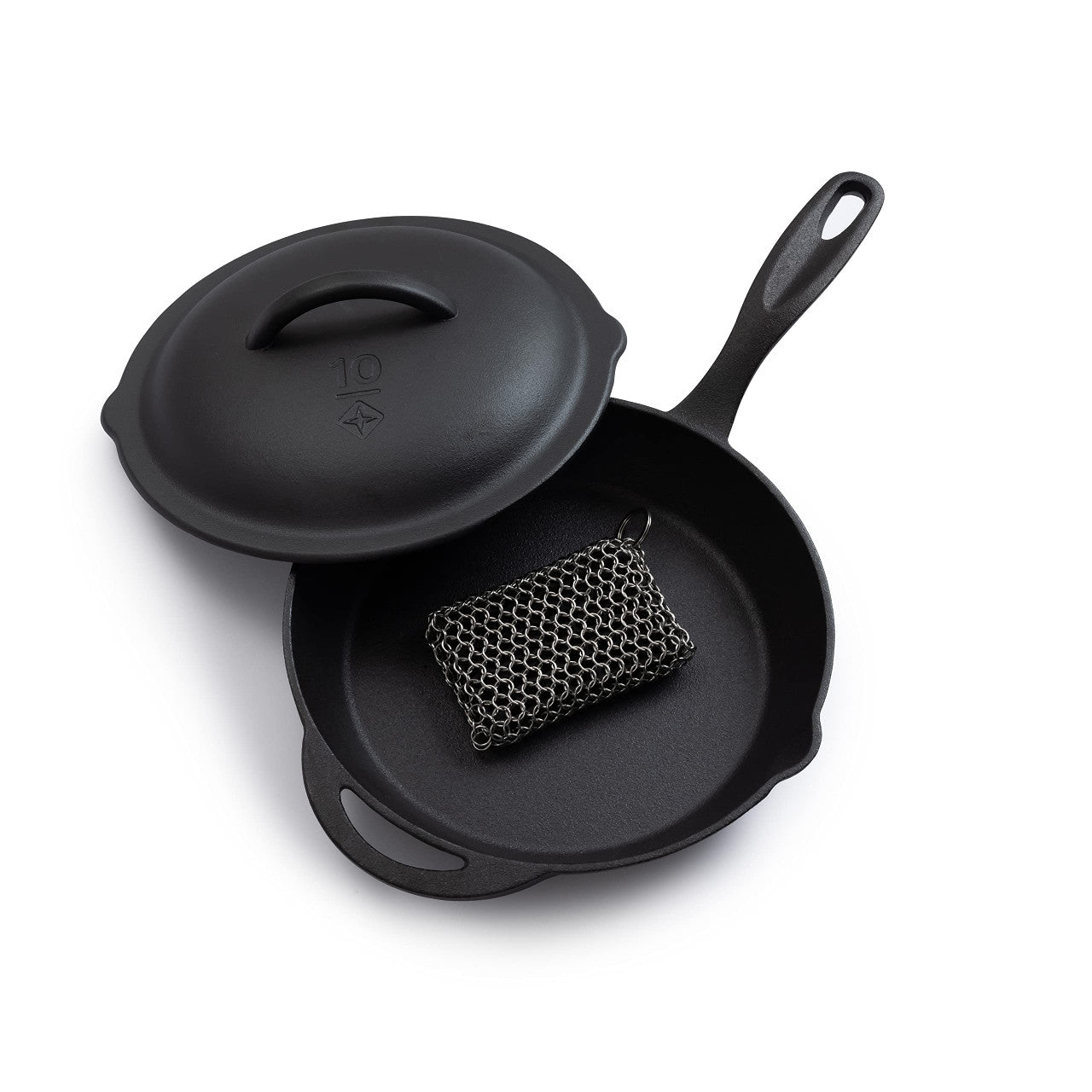 Barebones Cast Iron Stainless Steel Scrubber