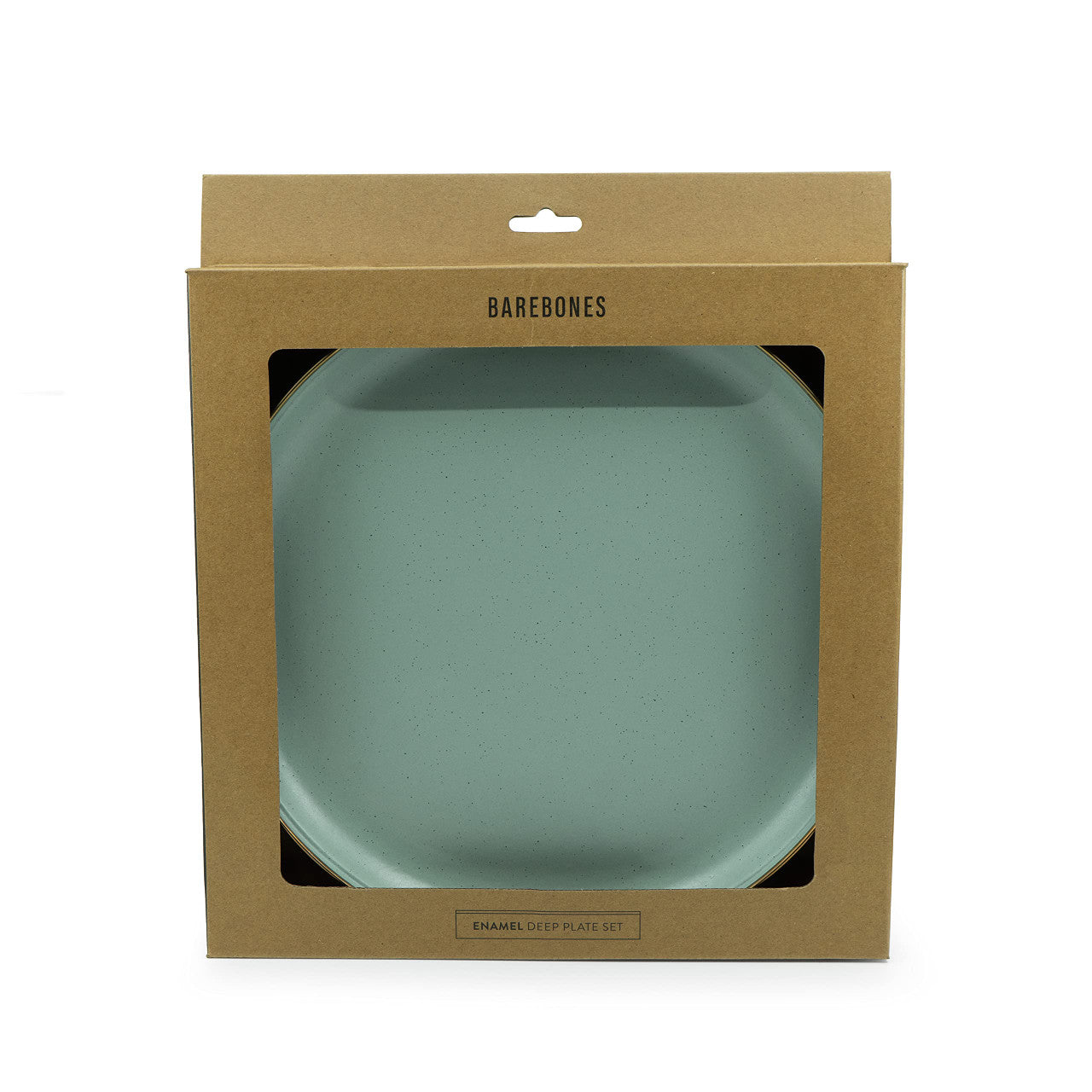 Barebones Enamel Deep Plate, Set of 2 (Mint)