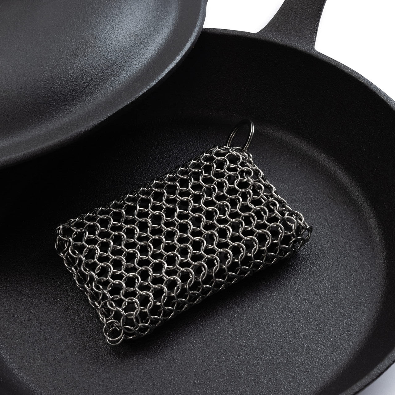 Barebones Cast Iron Stainless Steel Scrubber