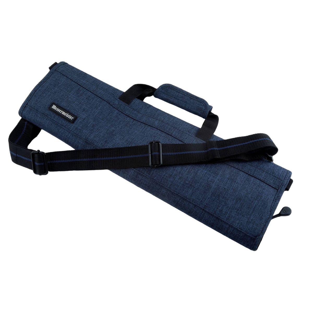Preservation Heather Navy Knife Roll - 8 Pocket