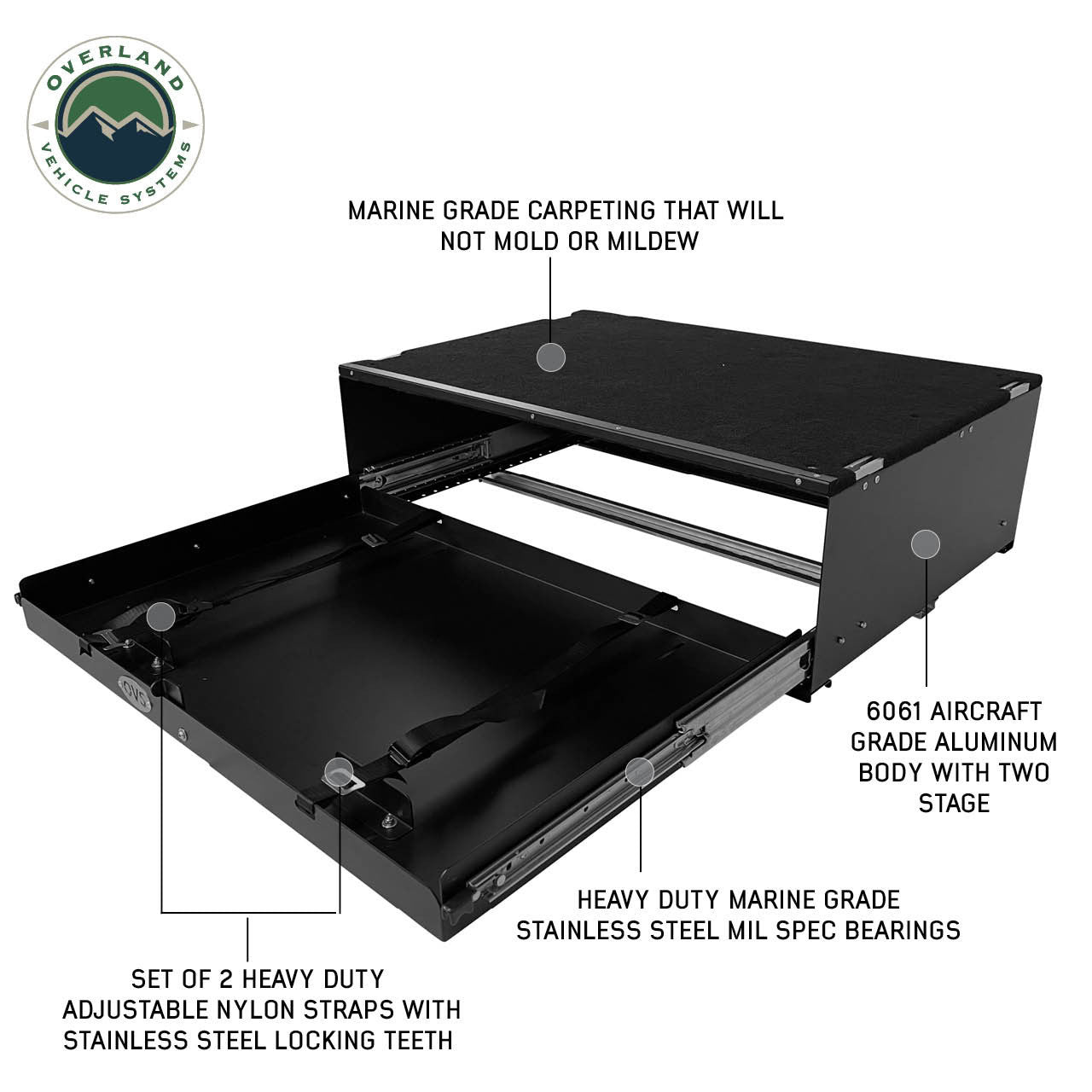 Large Cargo Drawer with Slide Out
