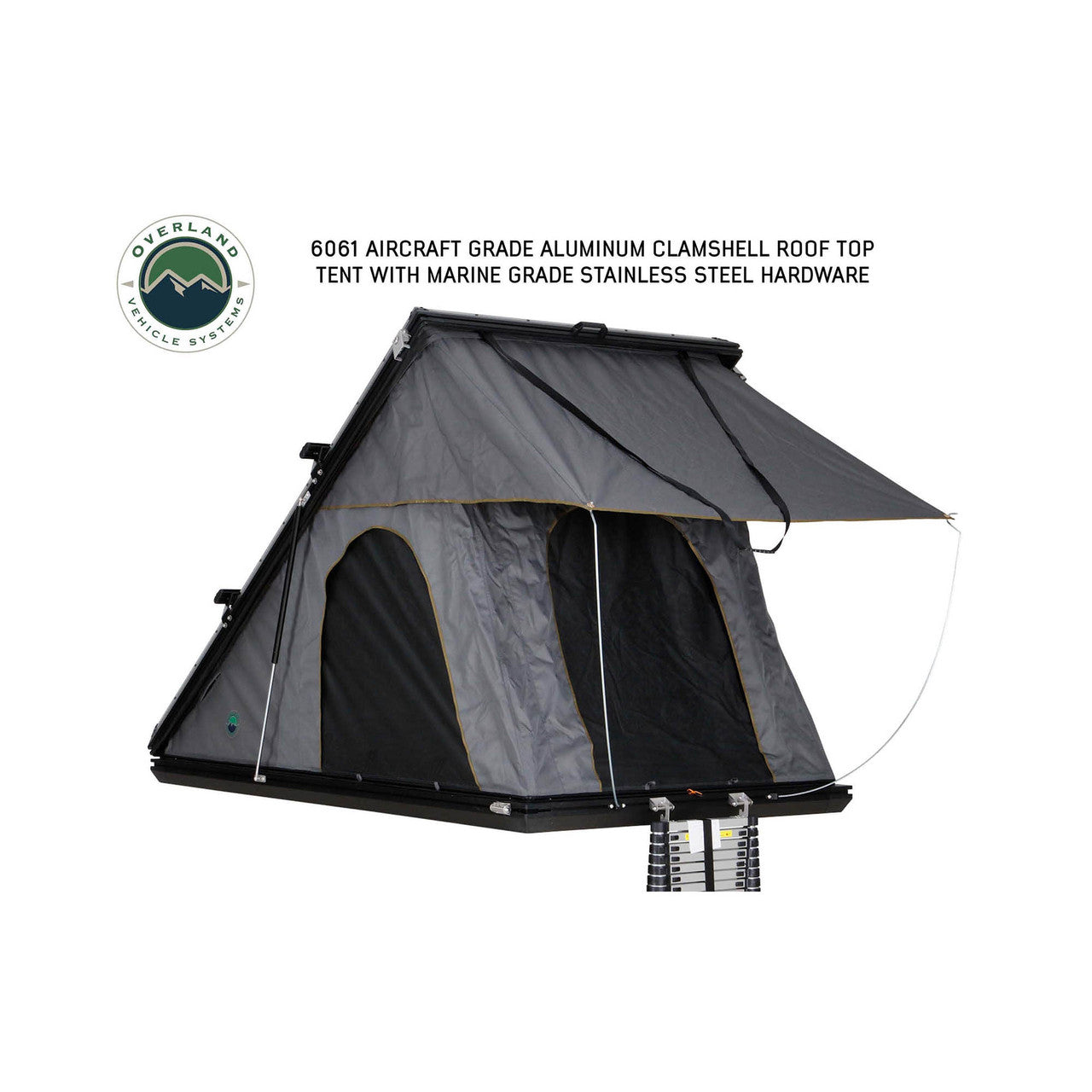 Mamba 3 Rear Opening Roof Top Tent - 3 Person
