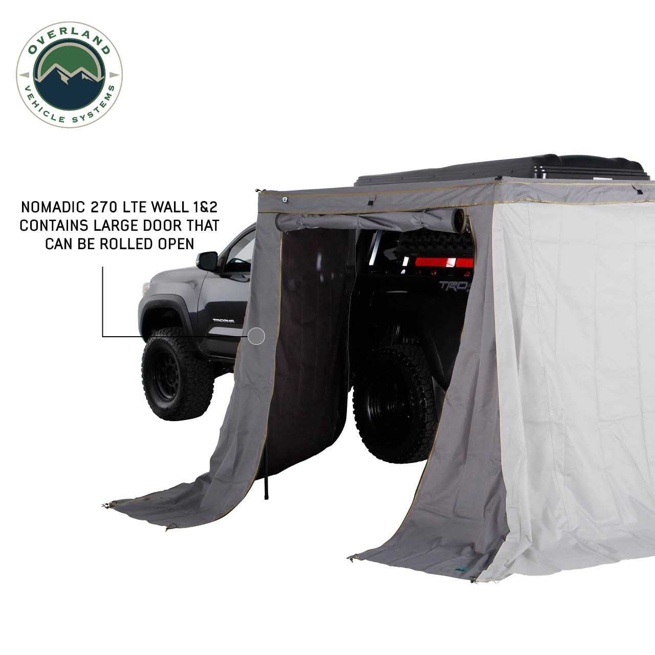 Nomadic Awning 270 LTE Walls 1 and 2 - Driver Side