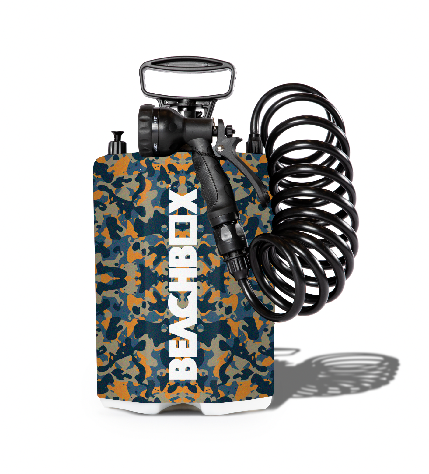 BeachBox Portable Camping Shower Tank - Camo