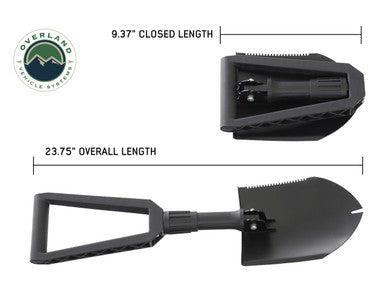 Multi-Functional Military Style Utility Shovel with Nylon Carrying Case