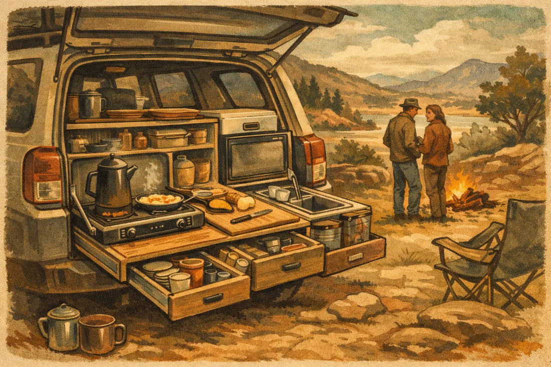 Case Study: Overland Kitchen Layout in an SUV
