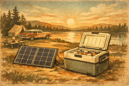 Portable Solar Fridge Runtime Example for 48 Hours