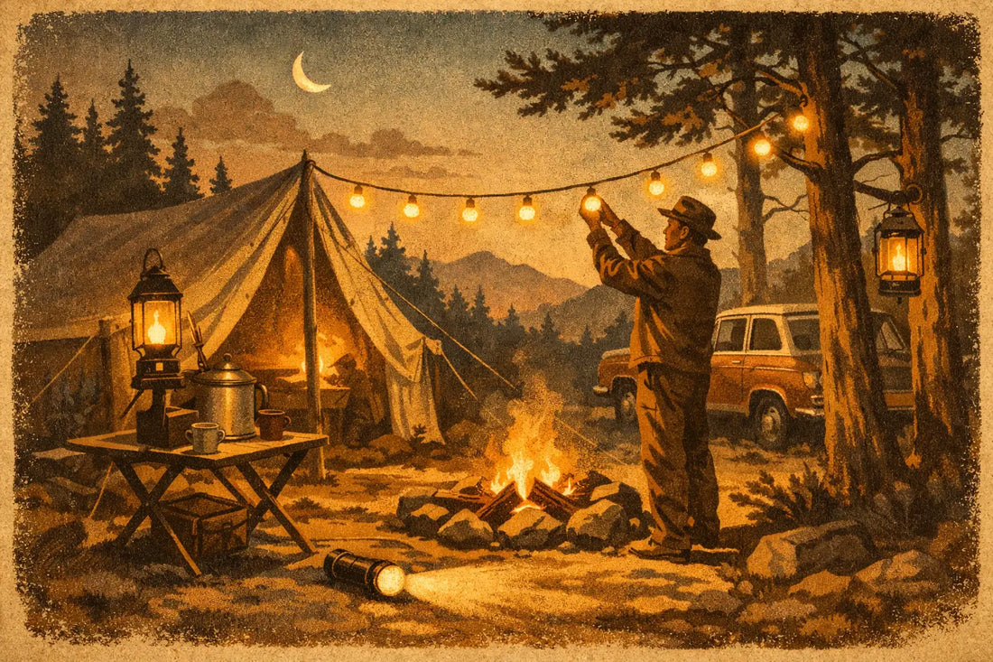 How to Build a Camp Lighting Setup That Works