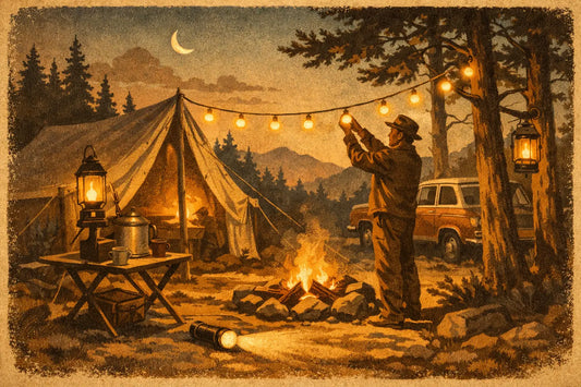 How to Build a Camp Lighting Setup That Works
