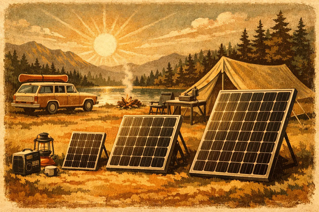 What Size Solar Panel for Camp Power?