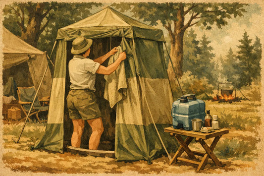 Shower Tent Setup That Feels Private Anywhere