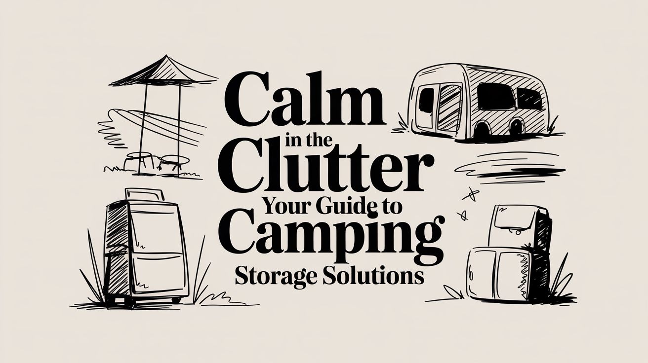 Calm in the Clutter: A Guide to Camping Storage Solutions – Fort Robin