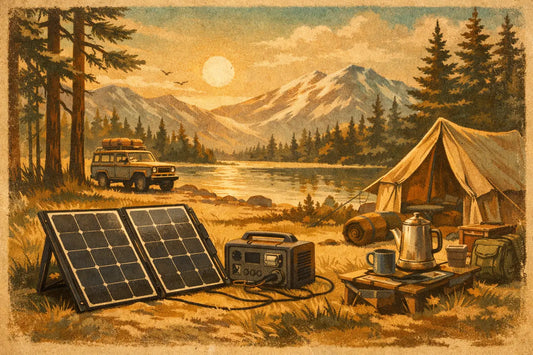 Portable Solar Panel Guide for Camp Power