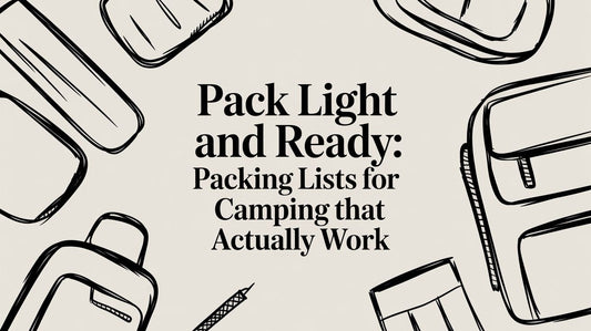 A Quiet Foundation: Thoughtful packing lists for camping