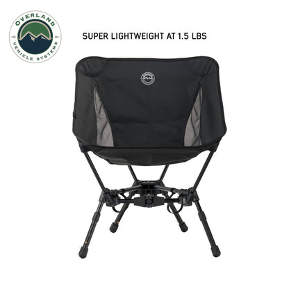 Compact Camping Chair with Collapsible Aluminum Frame