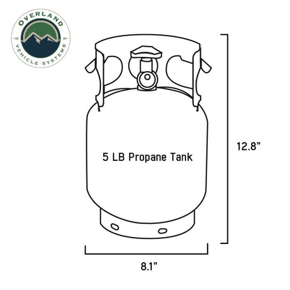 Propane Bag With Handle And Straps - #16 Waxed Canvas