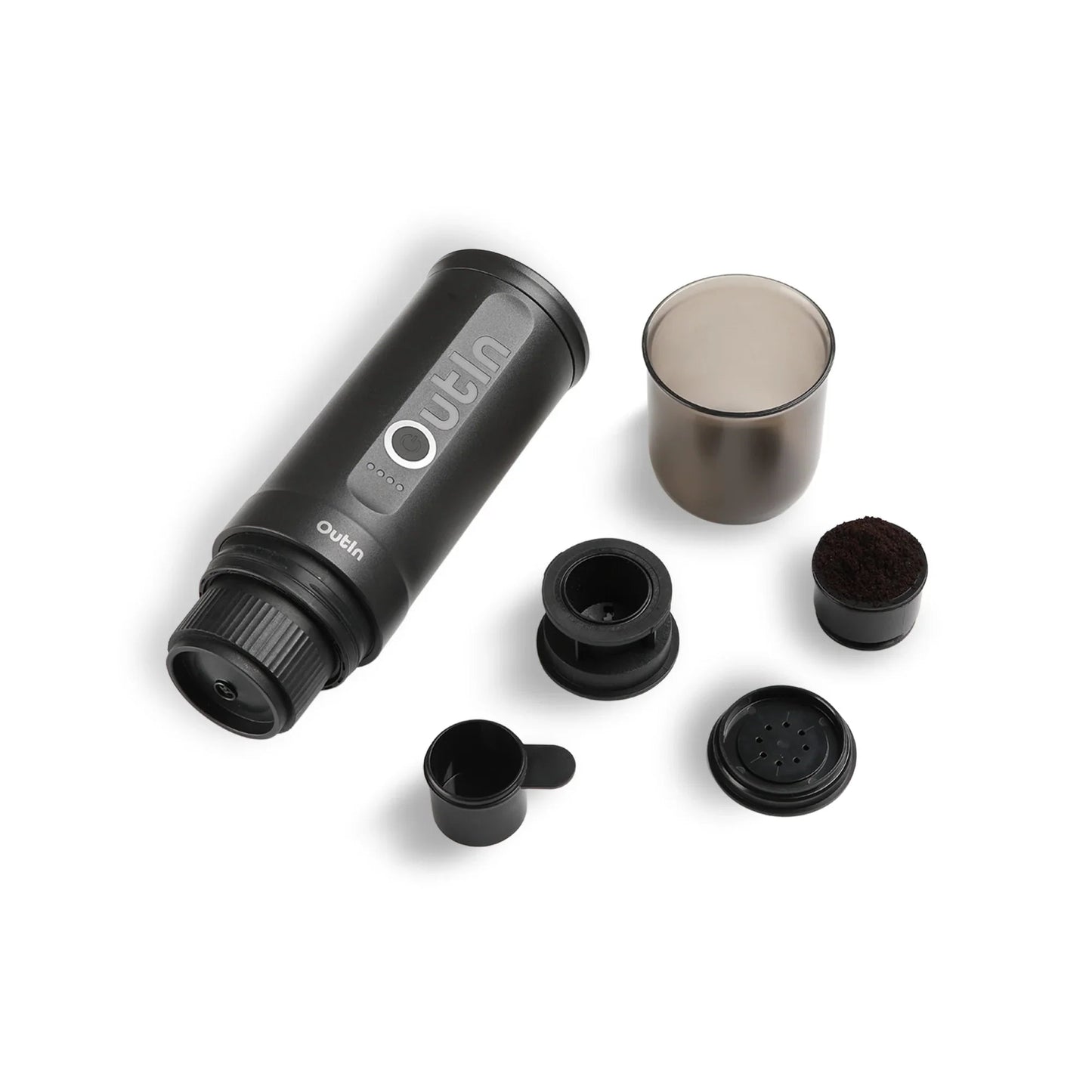 OutIn Traveler Nano Espresso Machine + Case Set (Space Grey)