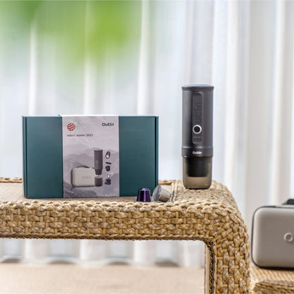 OutIn Traveler Nano Espresso Machine + Case Set (Space Grey)