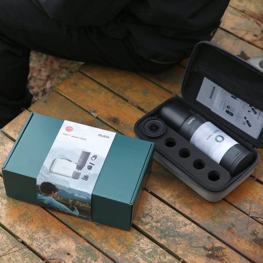 OutIn Traveler Nano Espresso Machine + Case Set (Space Grey)