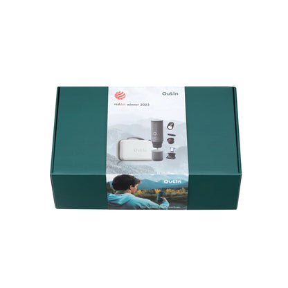 OutIn Traveler Nano Espresso Machine + Case Set (Space Grey)