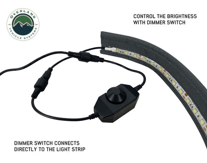 Roof Top Tent and Awning Flexible 47" LED Light With Dimmer and Adaptor
