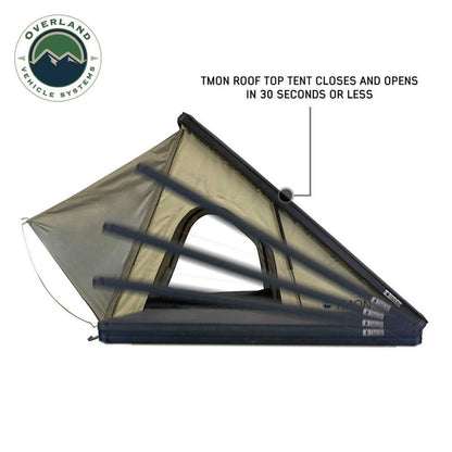 LD TMON Clamshell Aluminum Hard Shell Roof Top Tent - 2 Person