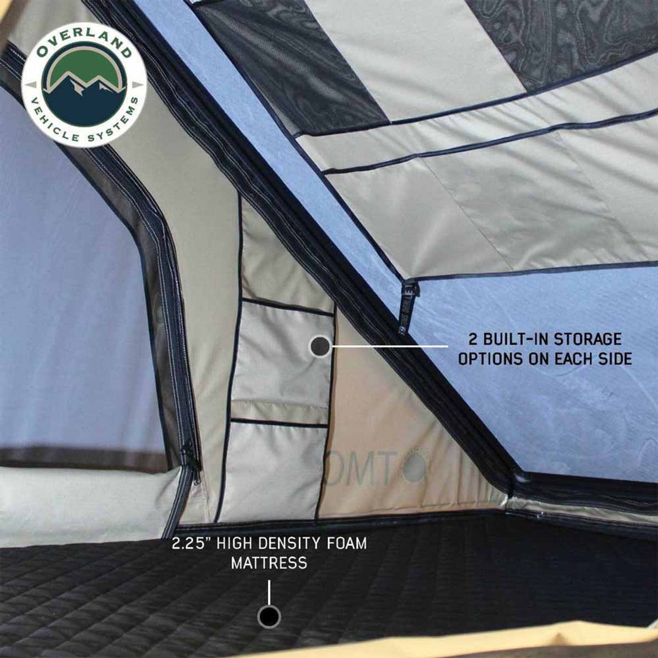 LD TMON Clamshell Aluminum Hard Shell Roof Top Tent - 2 Person