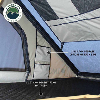 LD TMON Clamshell Aluminum Hard Shell Roof Top Tent - 2 Person