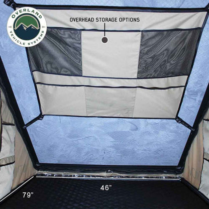 LD TMON Clamshell Aluminum Hard Shell Roof Top Tent - 2 Person