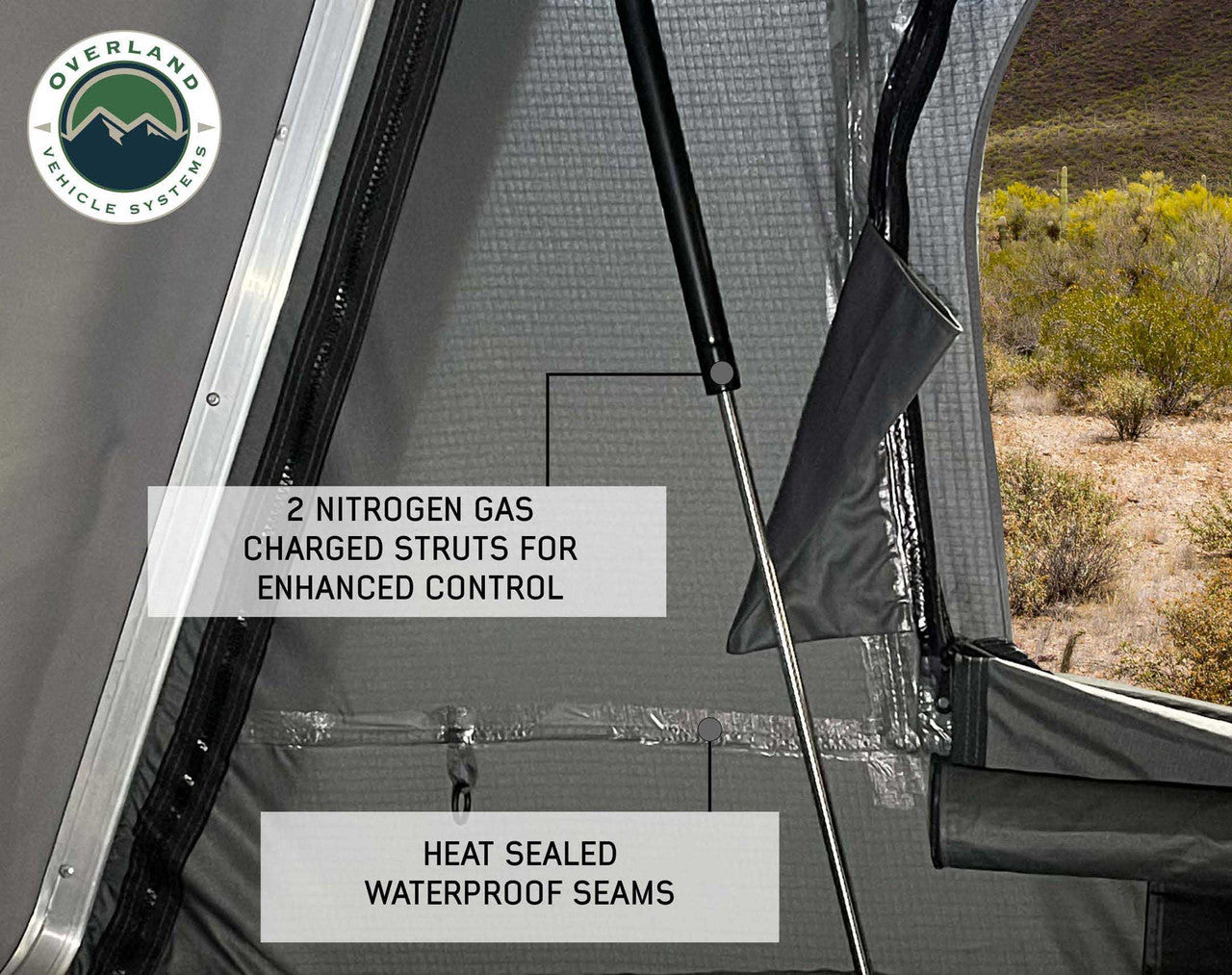 Bushveld II Roof Top Tent - 2 Person
