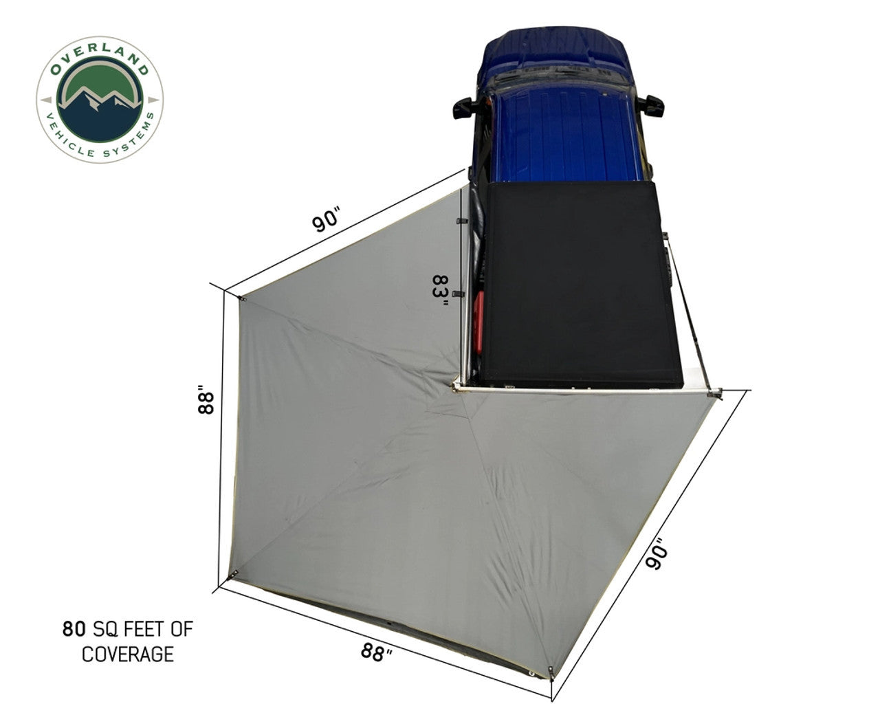 Nomadic Awning 270 LT with Complete Wall Package - Driver Side