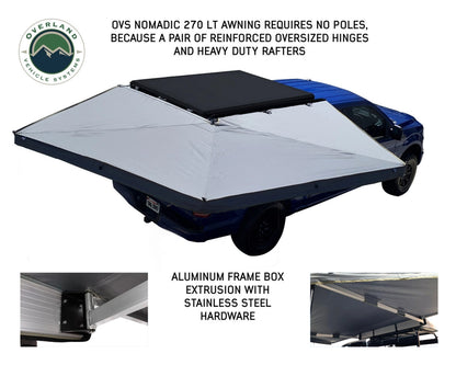 Nomadic Awning 270 LT with Complete Wall Package - Passenger Side