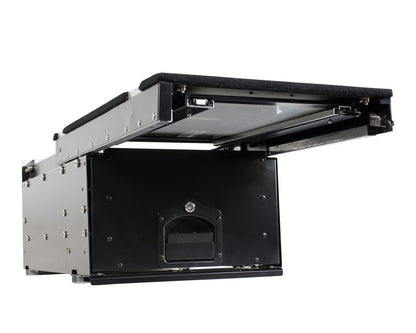 Cargo Box with Slide Out Drawer & Working Station