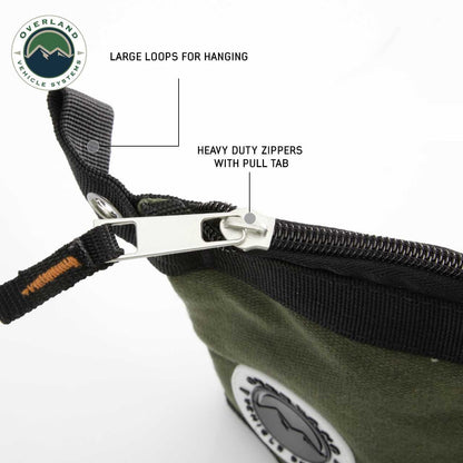 Waxed Canvas 3-Bag Set Small/Medium Size Storage Bags - #12 Waxed Canvas