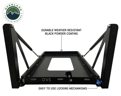 Refrigerator Tray with Slide and Tilt